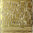 Sticker Nr.2170 Gold Musik Notenschlüssel