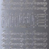Sticker Nr.1130 Silber Schreibschrift Zur Firmung - Motive Kerzen - Kreuze