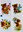 Motivbogen Nr.485S Bärchen - Teddybär mit Blumen
