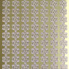 Sticker Nr.0973 Gold Eiskristalle - Bordüre
