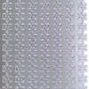 Sticker Nr.0973 Silber Eiskristalle - Bordüre