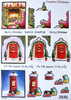 3D Stanzbogen A4 Nr.658 Creative Christmas - Weihnachts - Motive