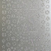 Sticker Nr.0877 Silber Stern Sterne Mix