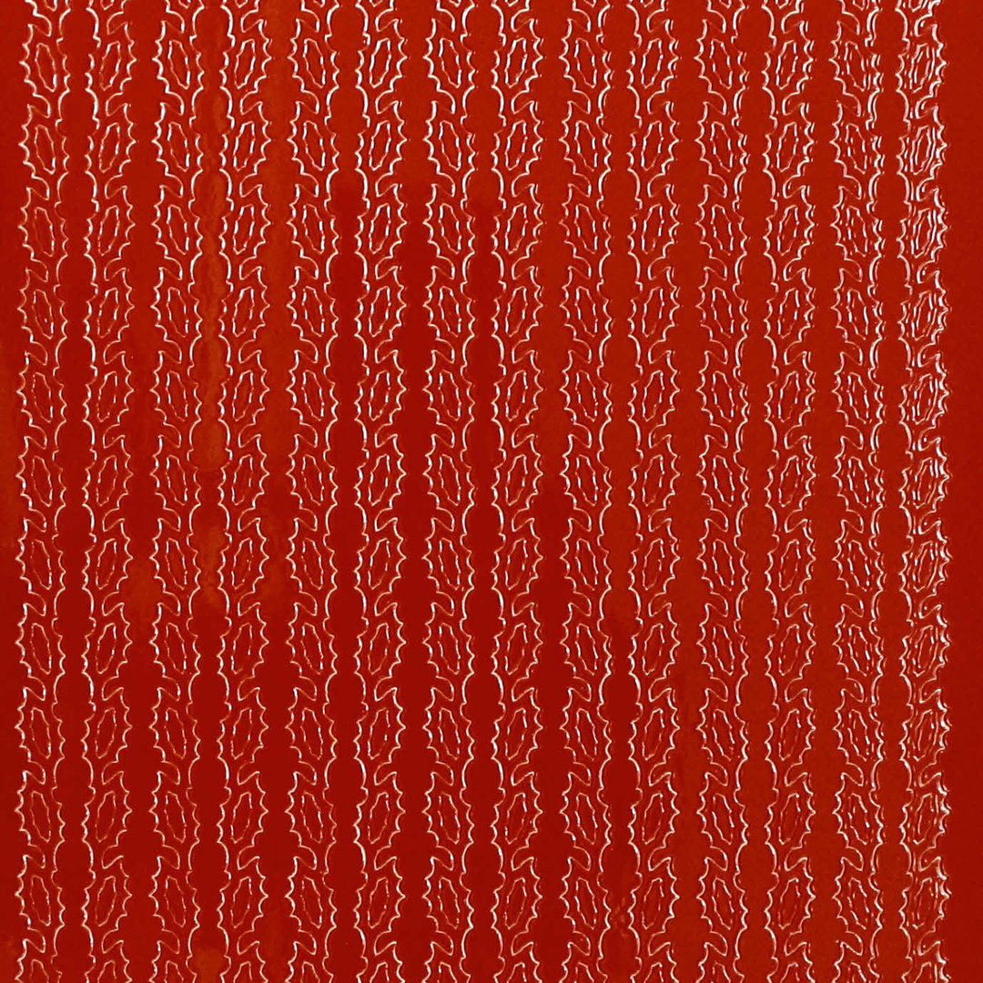 Sticker Nr.0976 Rot Blatt Bordüre